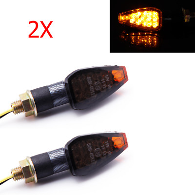 For Honda Suzuki Kawasaki Motorcycle Turn Signals Blinker Indicator Lights