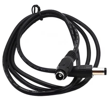 5.5mm x 2.5mm DC Plug Extension Cable Extension Cable Cord Adapter 5.5 2.5 Plug