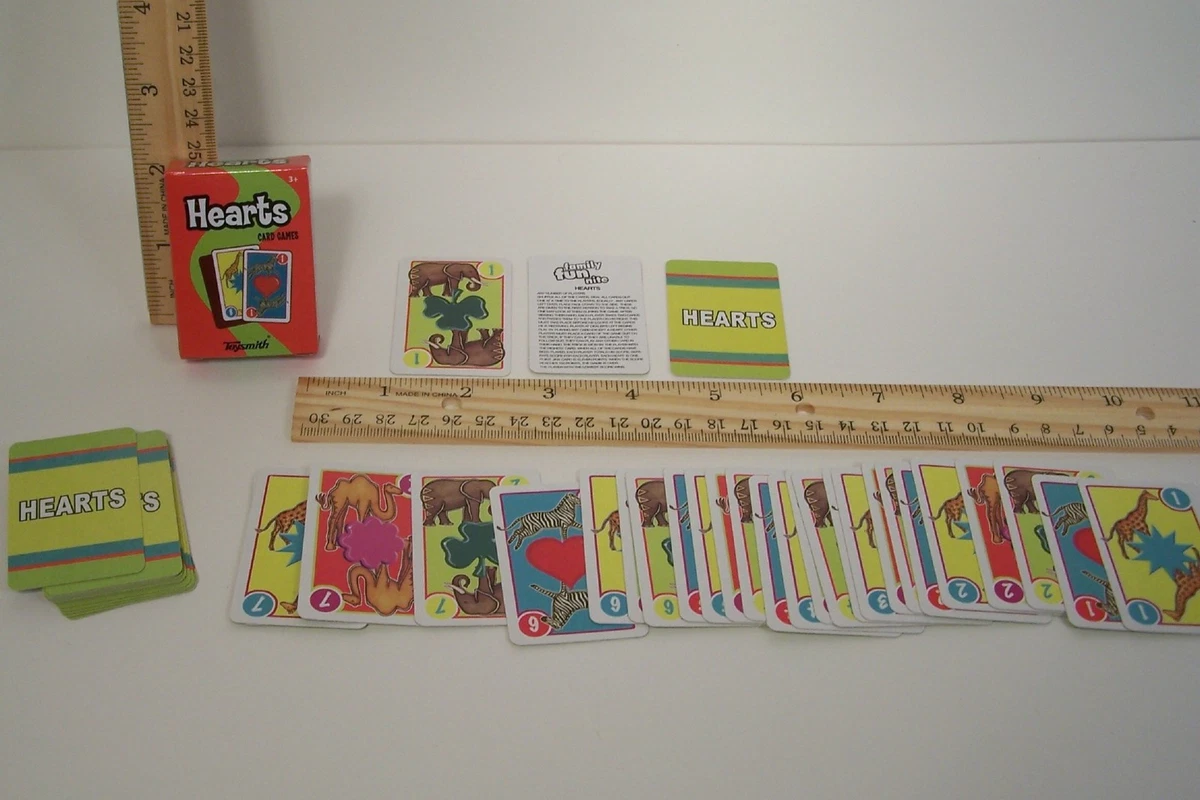 4 Card Games Go Fish Hearts Crazy 8s Old Maid For 18