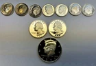 90% Silver $1.70 Face Value FV  Mixed Dimes Quarters Actual Coins shownFree Ship