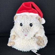 Warmies Microwavable Plush Holiday Hamster Junior 8" Scented Cozy Heat Pack