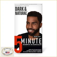 SoftSheen-Carson Dark & Natural Men's 5-Min Permanent Hair Color, Gray Coverage