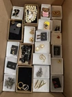 VTG LOT OF 92 COSTUME JEWELRY. EARRINGS NECKLACES, BROOCHES,BRACELET & ECT.