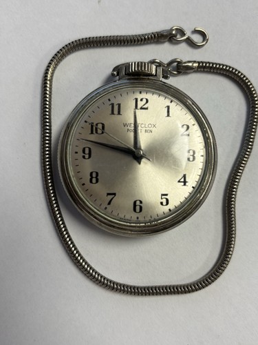 Vintage Westclox Pocket Ben Mechanical Wind Up Pocket Watch Made In USA