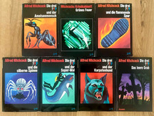 7x Die Drei ??? Fragezeichen - A. Hitchcock - Ameisenmensch, Karpartenhund...