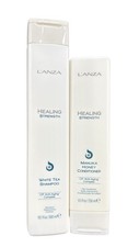 Lanza Strength White Tea Shampoo 10.1 oz  Manuka Honey Conditioner 8.5 oz.