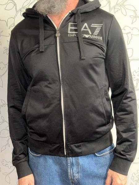 Men Emporio Armani Zip-Up Black 40 /L / 48