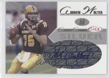 2005 SAGE Auto Silver 124/400 Andrew Walter #A44 Auto 0f8