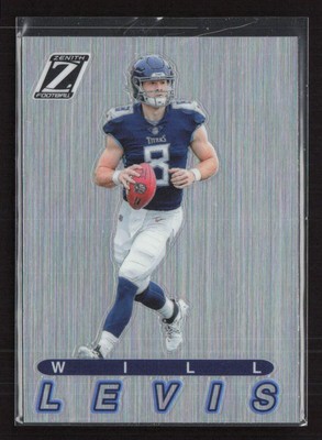 2023 Panini Zenith #20 Will Levis 1994 Pacific Silver Tennessee Titans (JB)