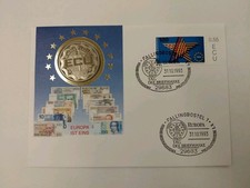 Numisbrief Europa ist Eins 1993 ECU ungeöffnet Einwandfrei