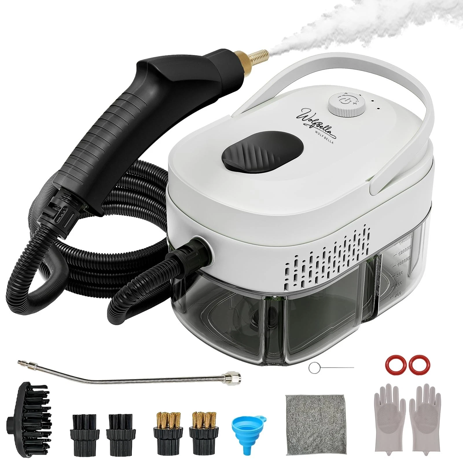 Steam Cleaner,15s Heat-Up,1.4L Tank,Steamer for Cleaning with 10 pcs