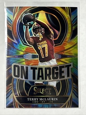 TERRY MCLAURIN TIE-DYE PRIZM /25 2025 SELECT ON TARGET WASHINGTON COMMANDERS