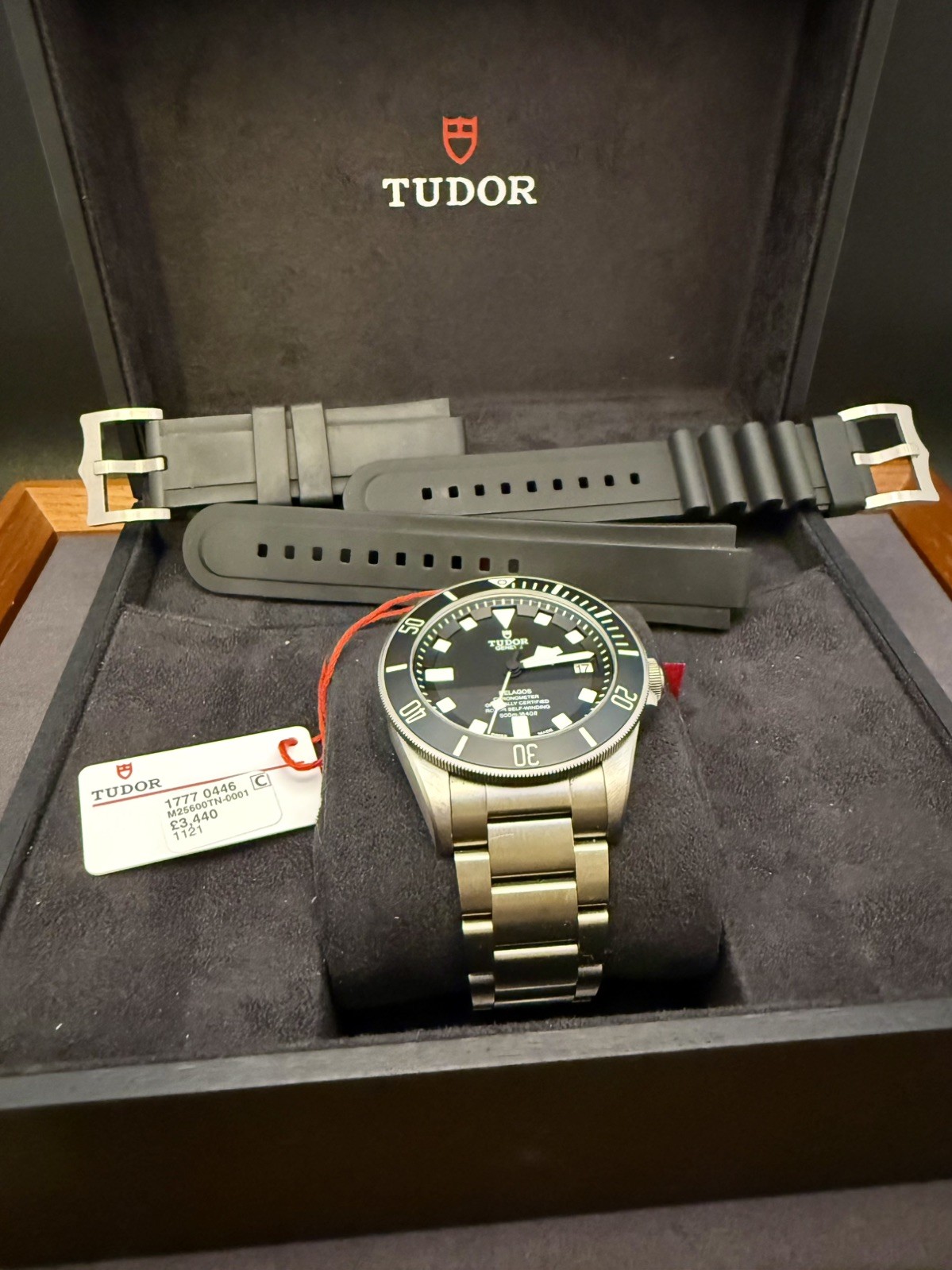 TUDOR Pelagos 42mm Black Dial Watch Full Set November 2021 M25600TN-0001
