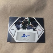 JAHFARI HARVEY 2023 Sage Low Series Silver Foil AUTO #A-JH UNIVERSITY OF MIAMI