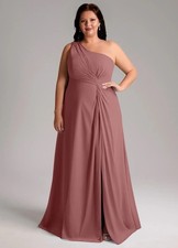 Azazie - Brooke - Desert Rose Chiffon - Bridesmaid Dress - A16
