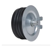 Cherne Industries 271543 4" Econ-O-Grip Mechanical Plug, PVC, NPT