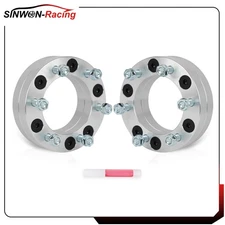 2pcs For Ford F-150 E-100 Dodge Ram 1500 2" Wheel Adapters 5x5.5 to 6x5.5 1/2"