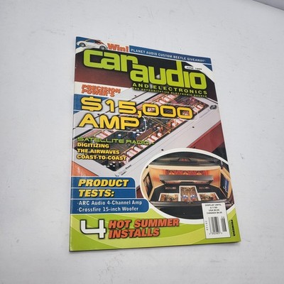 Car Audio And Electronics Magazine June 1999 Satellite Radio Amp Tests Softcover