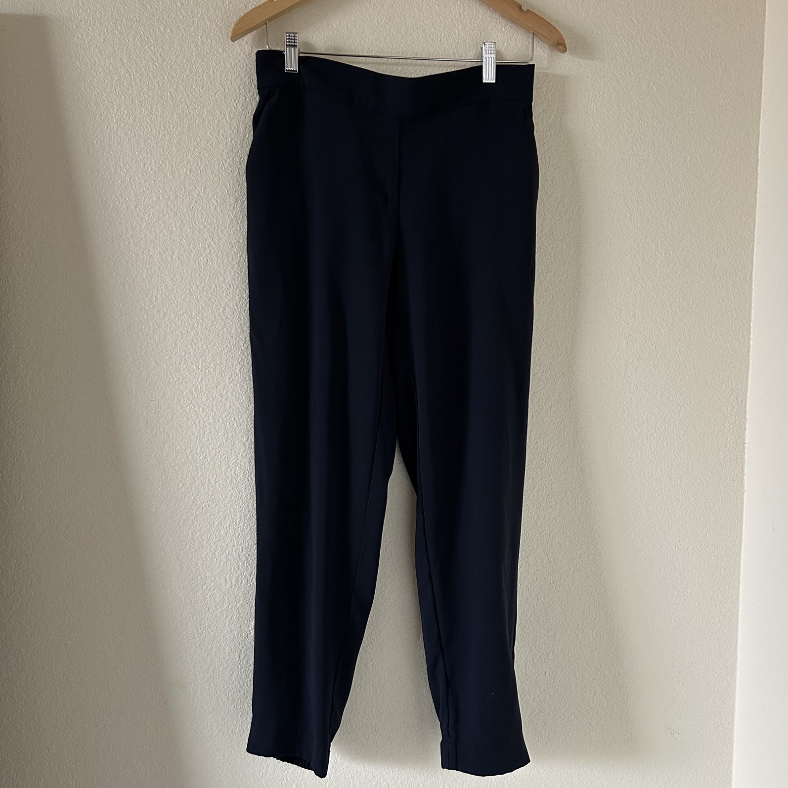 LOFT Elastic Ankle Jogger Dress Pants Navy Blue Women’s - Pull on - Size Small