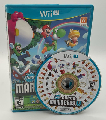 Nintendo Wii U New Super Mario Bros. U 2012 TESTED Fast Free Shipping!