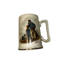 Norman Rockwell Looking Out To Sea Coffee Mug