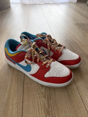 Nike Dunk Low LeBron James Fruity Pebbles Rot Größe 45 Ohne Karton StockX