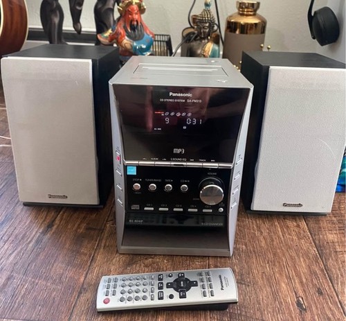 Panasonic SA-PM313 CD Stereo System 140W Bi-Amp w/ Remote - Tested & Working