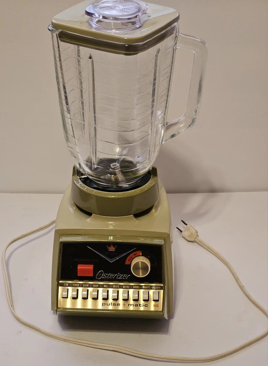 Osterizer pulse matic 10 ヴィンテージブレンダー　動作品 Vintage Osterizer Cycle Blend Pulse Matic 10 Speed Blender Tested