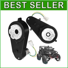 High-Speed 24V Electric Motor Gearbox Set for Kids Power Wheels Adventures