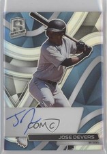 2022 Panini Chronicles Spectra Signatures Silver Prizm /49 Jose Devers Auto