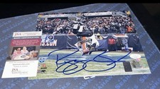 Reggie Bush New Orleans Saints Original Signed Football Photo JSA Authenticated