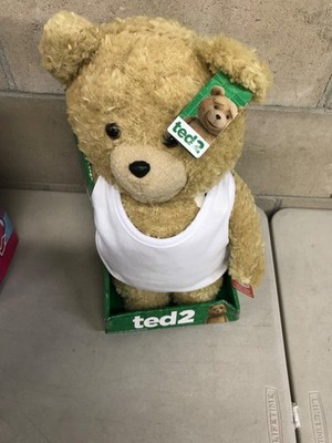 Talking Ted 2 Tank Top, bottle 16'' adult language, Works New in  Box