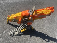 NERF N-Strike Vulcan EBF-25 Gun Blaster w/Tripod Good Condition