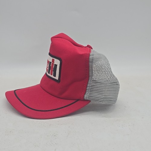 Vintage Case IH Mesh Trucker Hat Snapback Cap Tractor USA - Picture 5 of 7