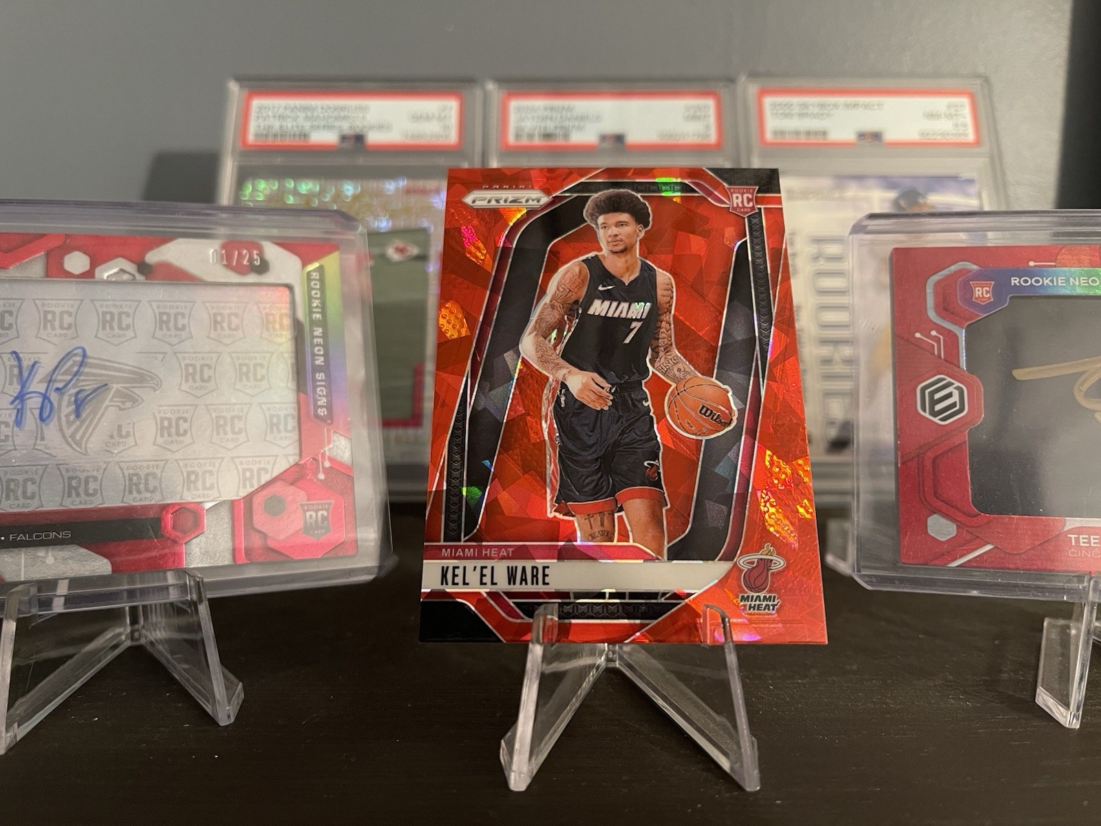 2024-25 Panini Prizm - Kel'el Ware #248 Red Ice Prizm (RC)