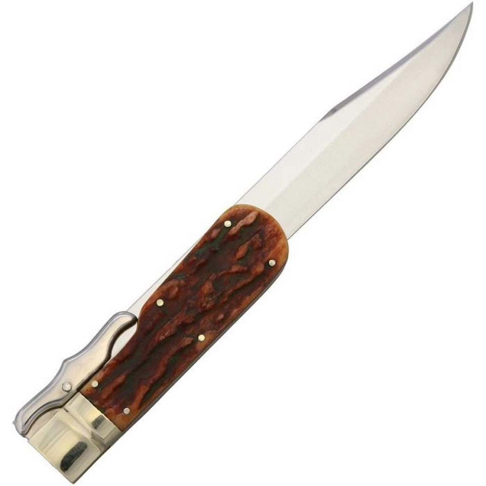 Marbles Bowie Knife Stainless Steel Blade Brown Jigged Handle - KE01 - Image 3 of 3