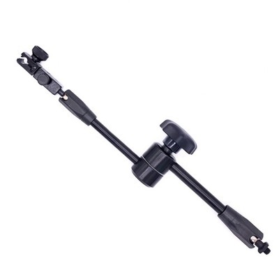 Magnetic Base Indicator Holder Arm, 8mm Stem, M8 Thread, 295mm Articulating Dial