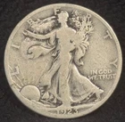 1923 S United States Walking Liberty Half Dollar Silver 50C Coin