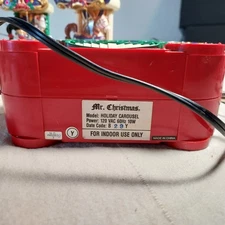 VTG Mr. Christmas HOLIDAY CAROUSEL Christmas Tree Ornament or Shelf Decoration