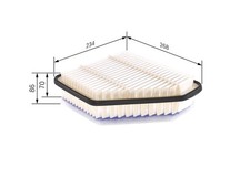 Luftfilter BOSCH F 026 400 171 Filtereinsatz für TOYOTA AVENSIS AURIS VERSO VAN