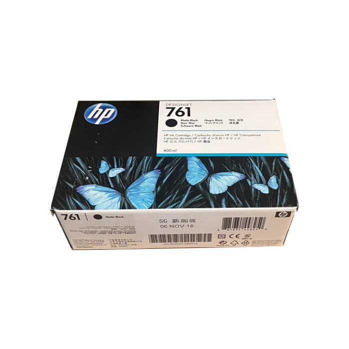 HP Tintenpatrone Nr. 761 CM991A schwarz matt für DesignJet T7100 MHD abgelaufen - Bild 1 von 1