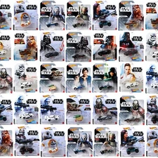 HOT WHEELS 2019-2021 STAR WARS CHARACTER CARS - Pick and choose!!