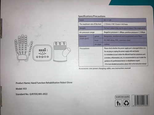 For Finger Hemiplegia Recovery Trainer Hand Function Rehabilitation Left Hand - Picture 3 of 5