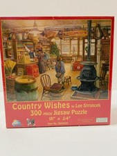 NEW 300 Piece Puzzle  Country Wishes  18  X 24  Old Country Store Vibrant Colors