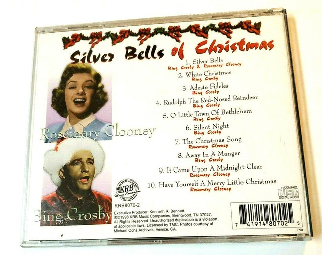BING CROSBY & ROSEMARY CLOONEY SILVER BELLS OF CHRISTMAS CD HOLIDAY