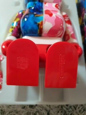 BEARBRICK Bape Mika Ninagawa Shark Pink 100%&400% BE@RBRICK