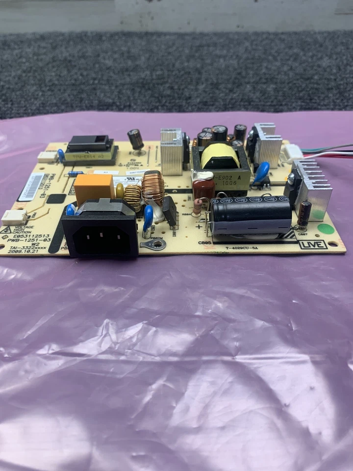 HP NK128A Monitor Power Supply /DVI Board Unit PWB-1251-03, PWB-1296-1 - Image 2 of 4