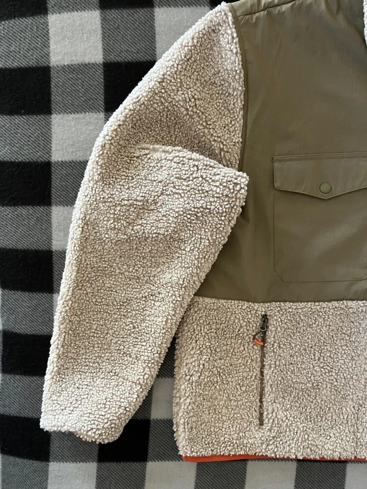 Куртка шерпа Orvis высокая в слоях мужская размер XL флисовая охотничья рыболовная рипстоп камуфляжная с подкладкой - Изображение 4 из 4