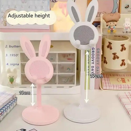 Cute Bunny Phone Holder Desktop Rack Tablet Stand Mobile 2024 Holder Phone X8C4 - Zdjęcie 8 z 22