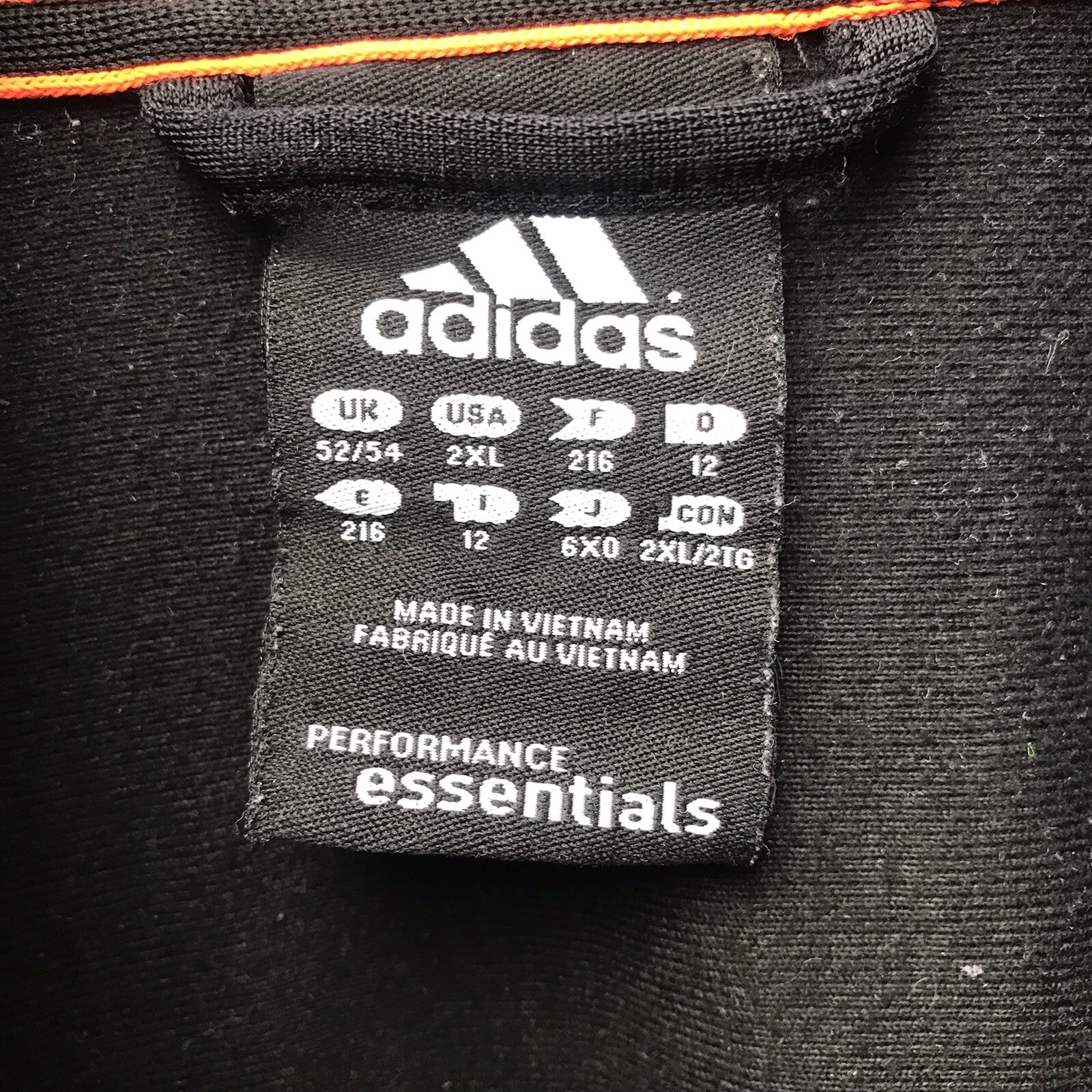 Adidas Essentials Performance Tracksuit Top. Blac… - image 6